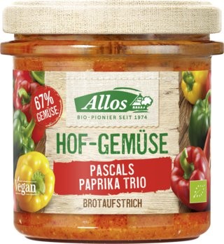 Hofgemüse Paprika Trio Brotaufstrich